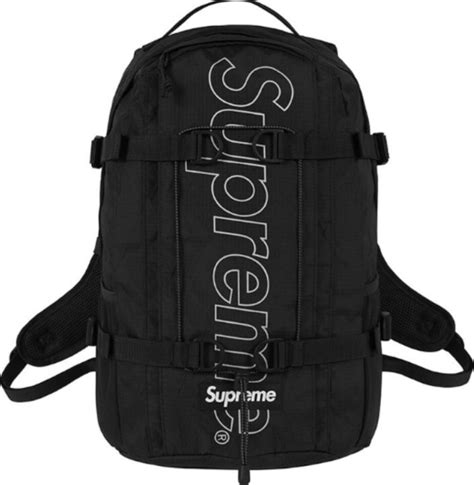 supreme fw18 backpack black.